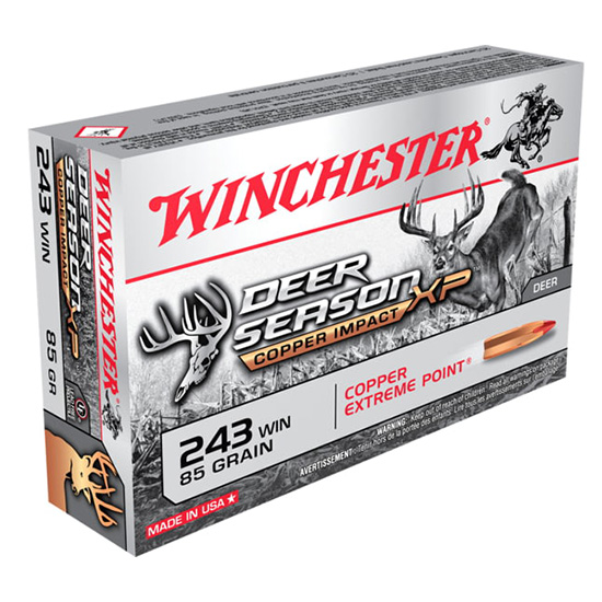 WIN COPPER IMPACT 243WIN 85GR LF 20/10 - Ammunition